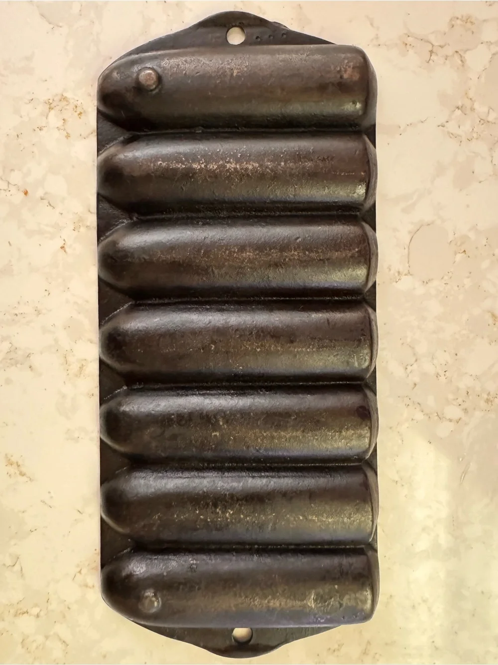 Cast Iron Corn Stick Mold/Corn Bread tray- Vintage Black